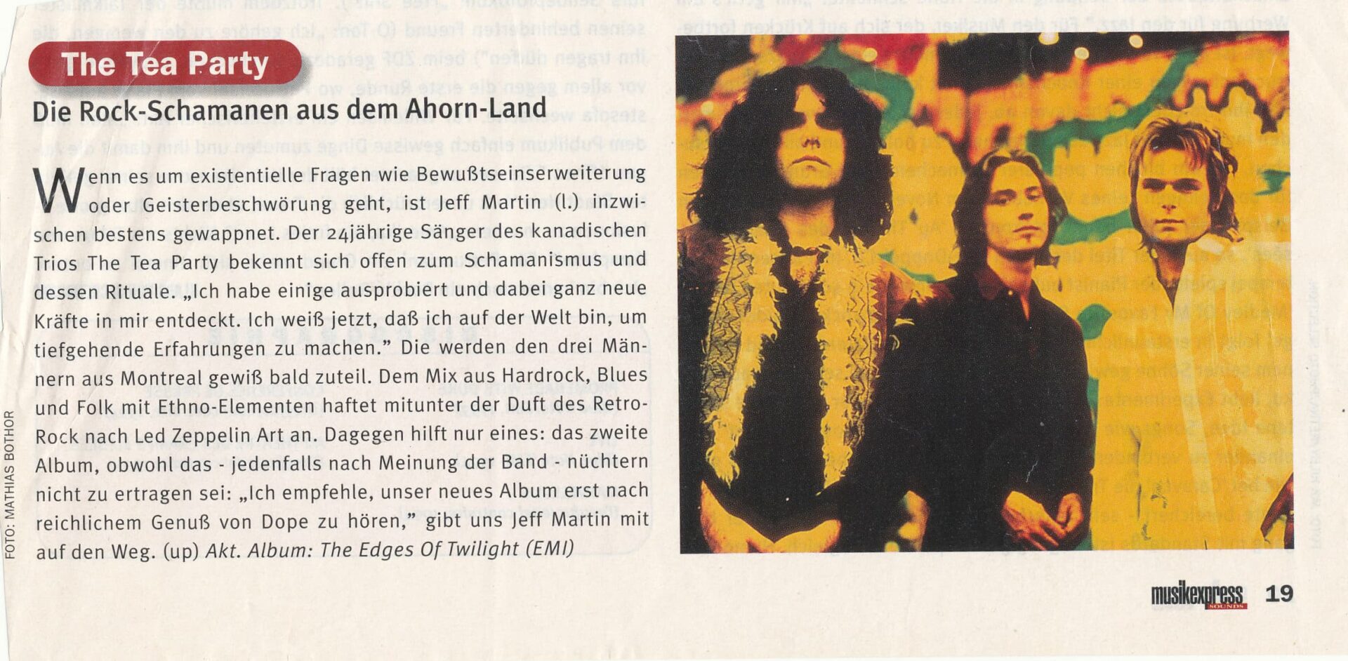 Musikexpress/Sounds Article - Germany